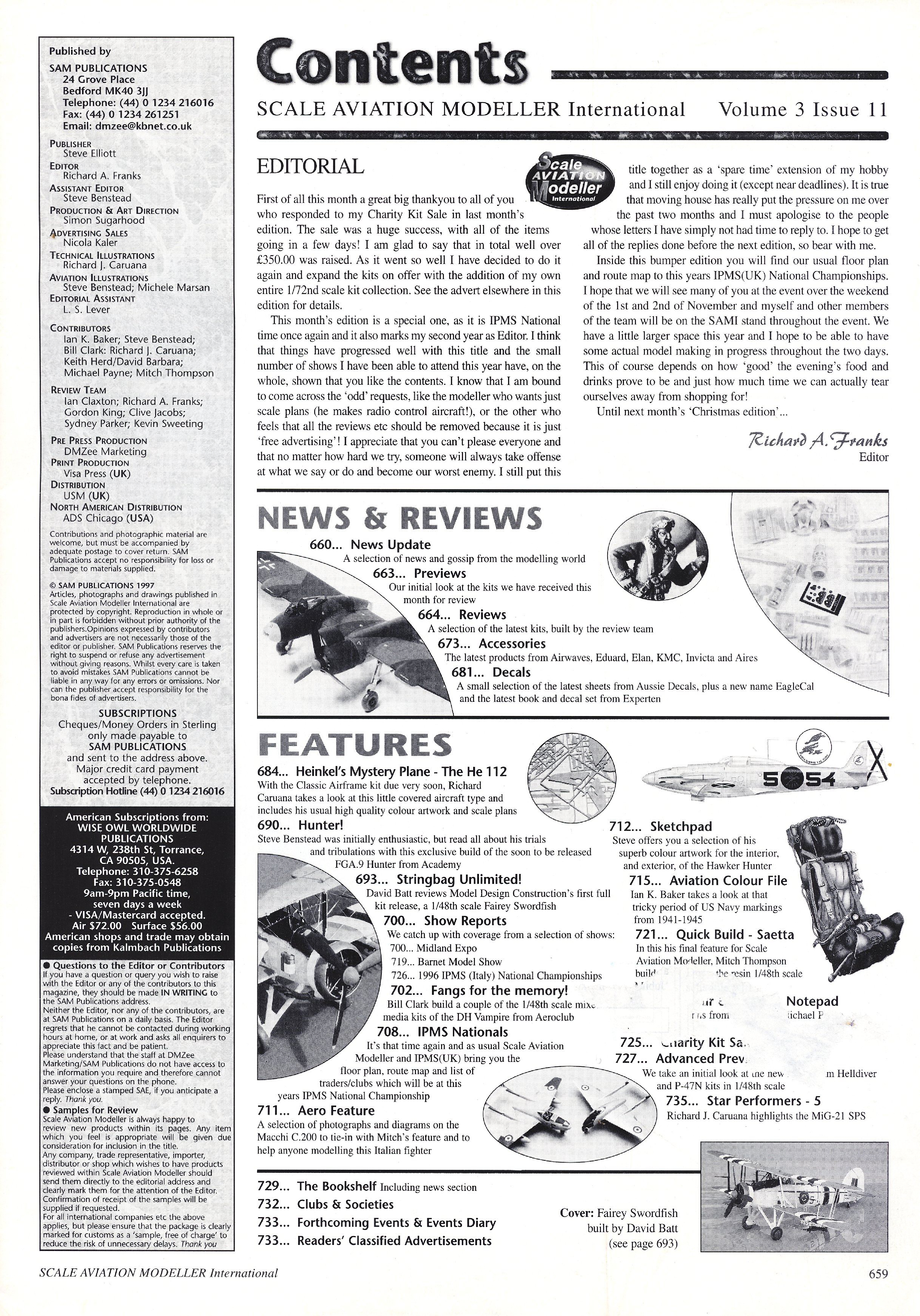Scale Aviation Modeller International 1997-11